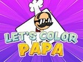 Juego Let's Color Papa