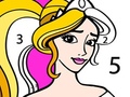 Juego Princess Coloring By Number