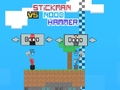 Juego Stickman vs Noob Hammer