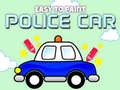 Juego Easy to Paint Police Car