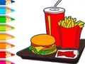 Juego Coloring Book: Hamburger