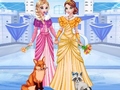 Juego Elsa & Anna's Icy Dress Up