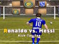 Juego Messi vs Ronaldo Kick Tac Toe