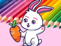 Juego Coloring Book: Rabbit Pull Up Carrot