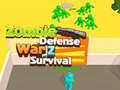 Juego Zombie defense War Z Survival 