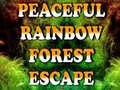 Juego Peaceful Rainbow Forest Escape 