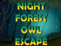 Juego Night Forest Owl Escape