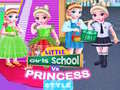 Juego Little Girls School vs Princess Style