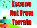 Juego Escape Ant From Terrain