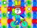 Juego Coloring Book: Monkey Rides Unicycle