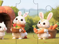 Juego Jigsaw Puzzle: Rabbits With Carrots