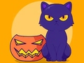 Juego Coloring Book: Halloween Cat