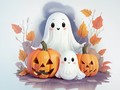 Juego Coloring Book: Halloween Ghosts