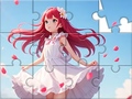 Juego Jigsaw Puzzle: White Dress Girl