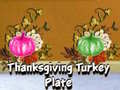 Juego Thanksgiving Turkey Plate