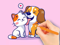 Juego Coloring Book: Dog And Cat