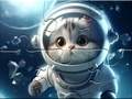 Juego Jigsaw Puzzle: Astronaut-Cat