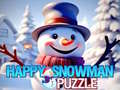 Juego Happy Snowman Puzzle