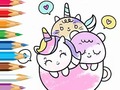 Juego Coloring Book: A Cup Of Unicorn