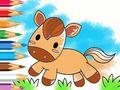 Juego Coloring Book: Running Horse