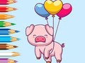 Juego Coloring Book: Balloon Pig