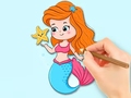 Juego Coloring Book: Beautiful Mermaid Princess