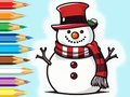 Juego Coloring Book: Snowman Family