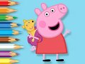 Juego Coloring Book: Peppa With Toy Bear