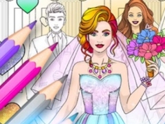 Juego Wedding Coloring Dress Up Game