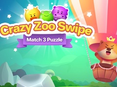 Juego Crazy Zoo Swipe Match 3 Puzzle