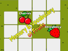 Juego Memory & Vocabulary of Fruits