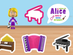 Juego World of Alice Shapes of Musical Instruments