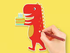 Juego Coloring Book: Dinosaur Birthday