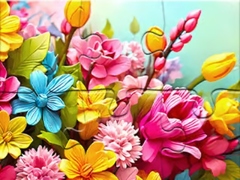 Juego Jigsaw Puzzle Flowers