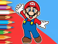 Juego Coloring Book: Mario Happy Skating