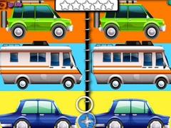 Juego Cartoon Cars Spot The Difference