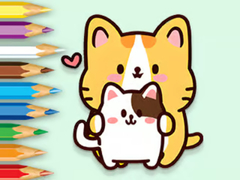 Juego Coloring Book: Hugging Cat