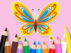 Juego Coloring Book: Beautiful Butterfly