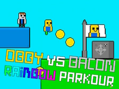 Juego Obby vs Bacon Rainbow Parkour