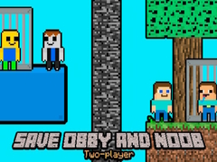 Juego Save Obby and Noob Two-players