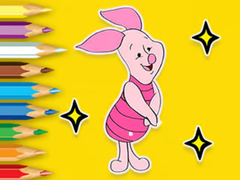 Juego Coloring Book: Piglet With Balloon