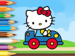Juego Coloring Book: Hello Kitty Driving Car