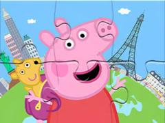 Juego Jigsaw Puzzle: Peppa Travel Around