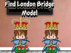 Juego Find London Bridge Model