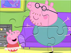 Juego Jigsaw Puzzle: Daddy Pig Dancing