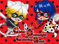 Juego Chibi Dotted Girl Coloring Book