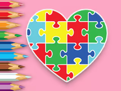 Juego Coloring Book: Heart Jigsaw