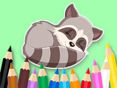 Juego Coloring Book: Baby Raccoon