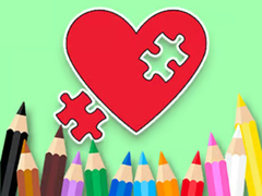 Juego Coloring Book: BTS Heart Jigsaw
