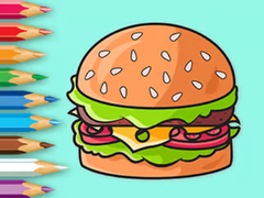 Juego Coloring Book: Delicious Hamburger